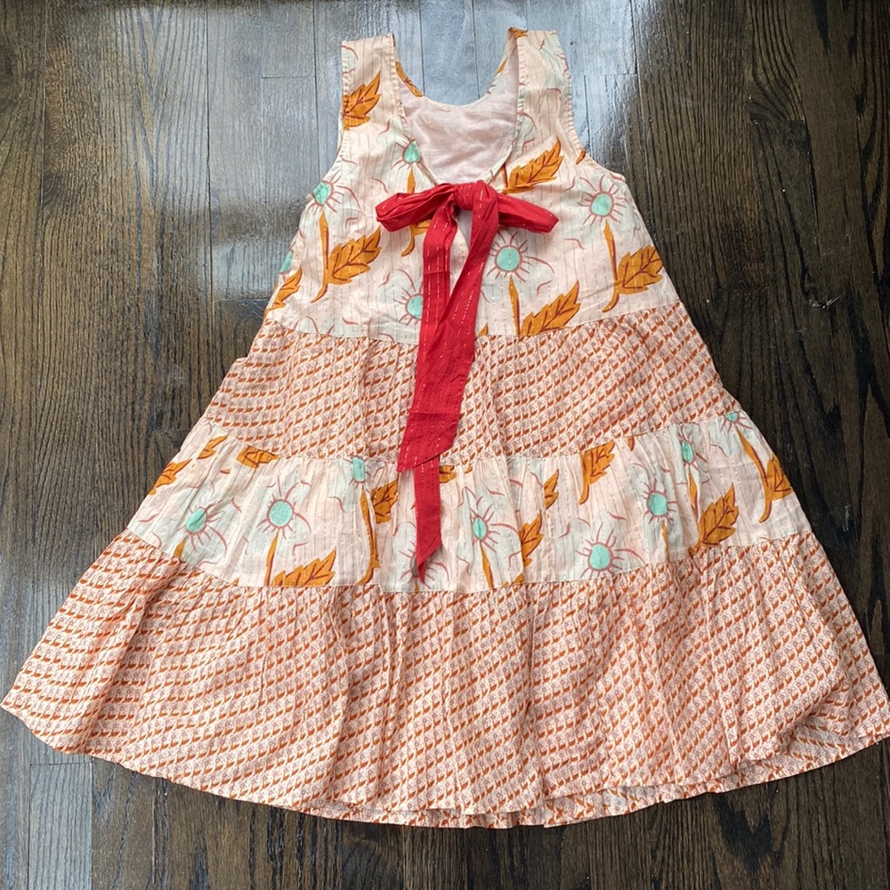 Pink chicken dress with rose gold details